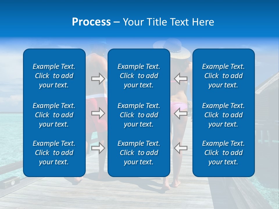 Luxury Tropical Lifestyle PowerPoint Template