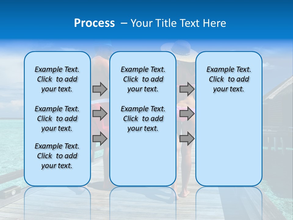 Luxury Tropical Lifestyle PowerPoint Template