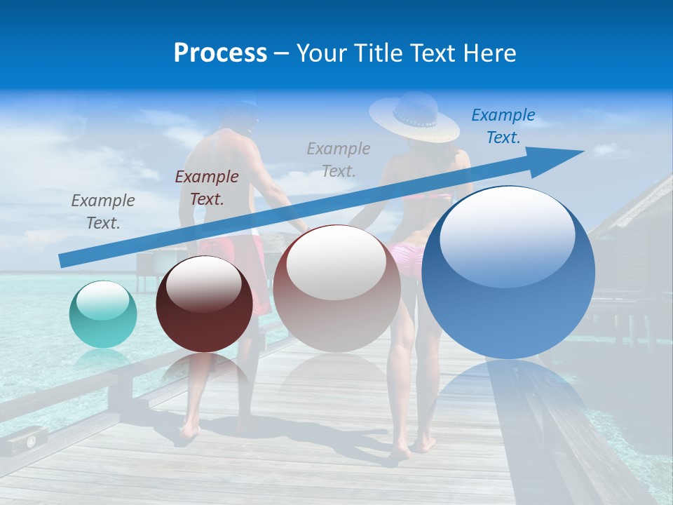 Luxury Tropical Lifestyle PowerPoint Template