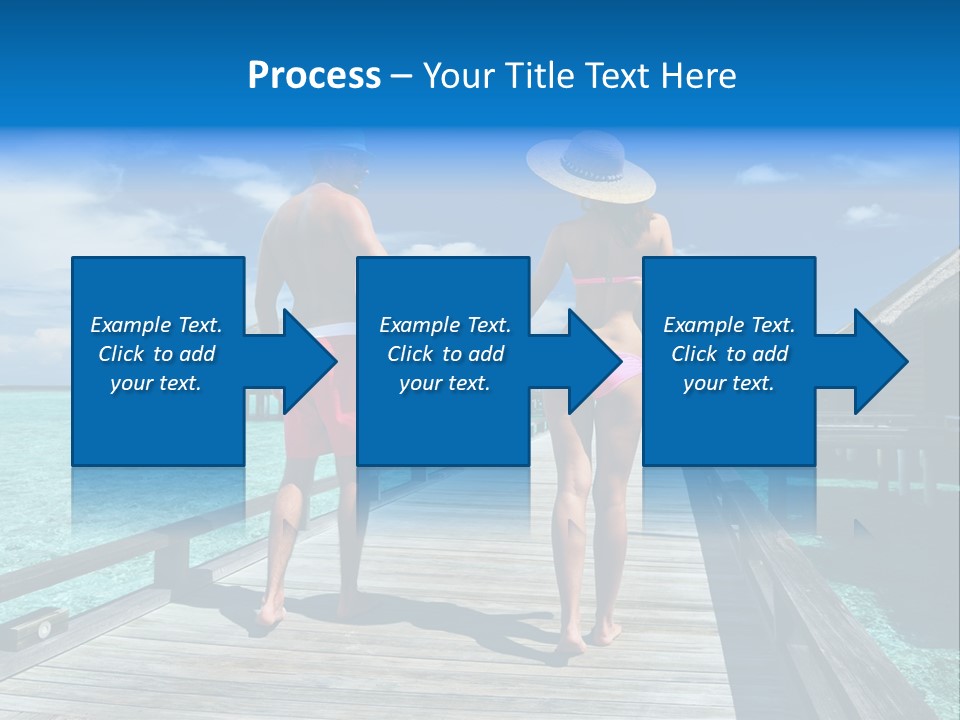 Luxury Tropical Lifestyle PowerPoint Template
