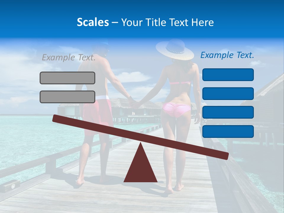 Luxury Tropical Lifestyle PowerPoint Template