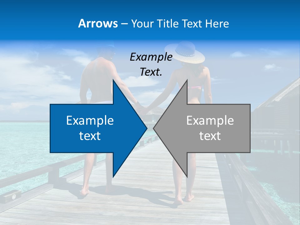 Luxury Tropical Lifestyle PowerPoint Template