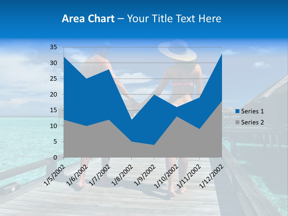 Luxury Tropical Lifestyle PowerPoint Template