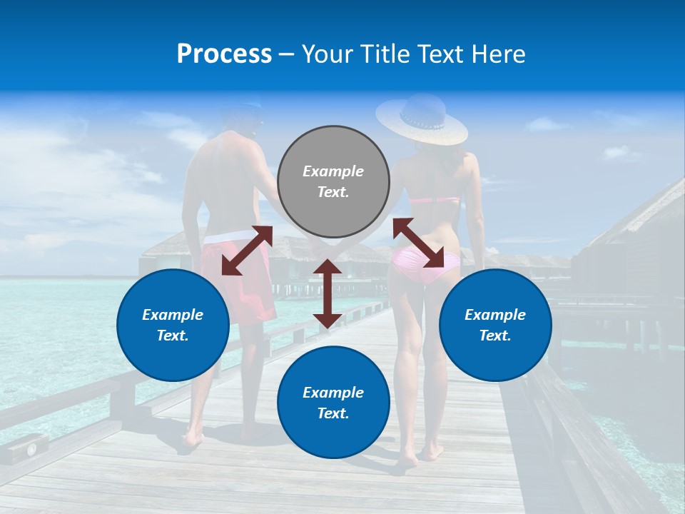 Luxury Tropical Lifestyle PowerPoint Template