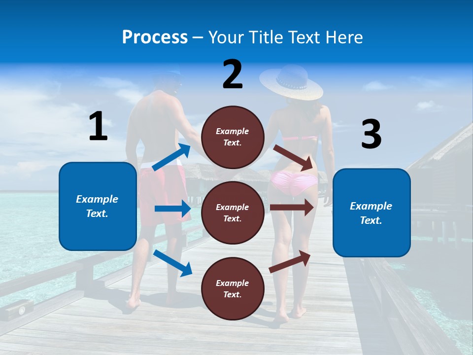 Luxury Tropical Lifestyle PowerPoint Template