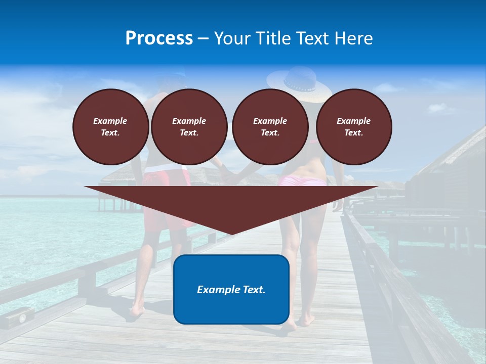 Luxury Tropical Lifestyle PowerPoint Template