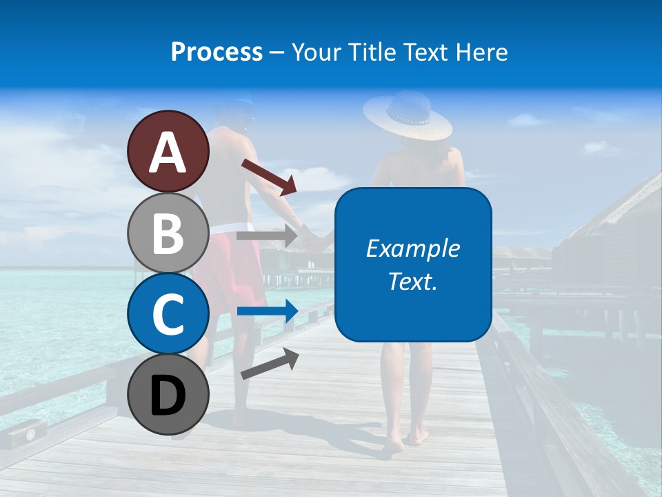 Luxury Tropical Lifestyle PowerPoint Template