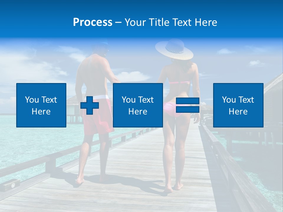 Luxury Tropical Lifestyle PowerPoint Template
