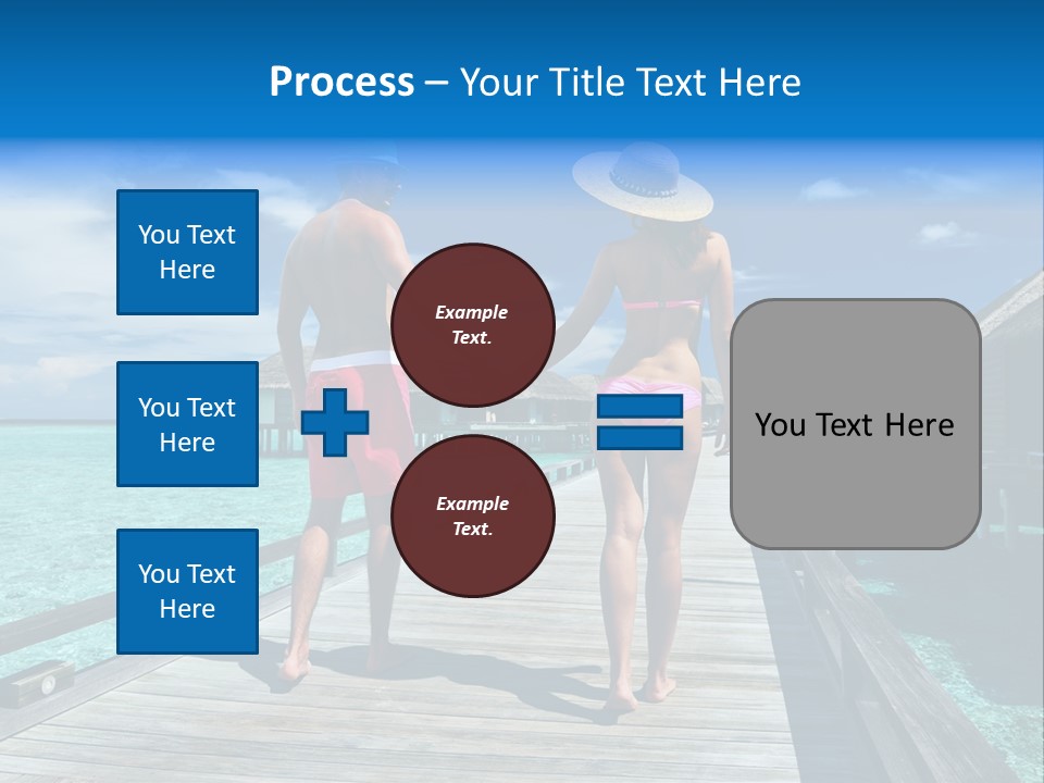 Luxury Tropical Lifestyle PowerPoint Template