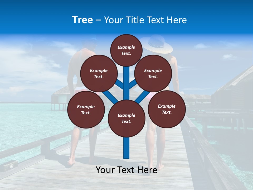 Luxury Tropical Lifestyle PowerPoint Template