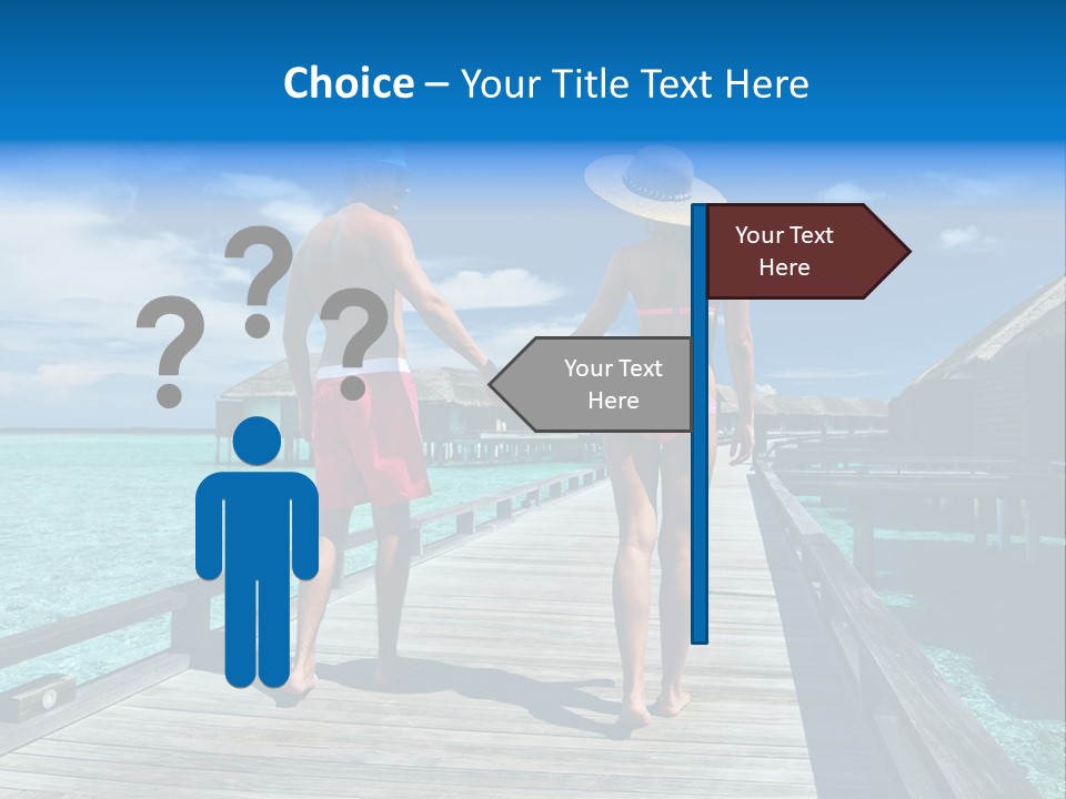 Luxury Tropical Lifestyle PowerPoint Template