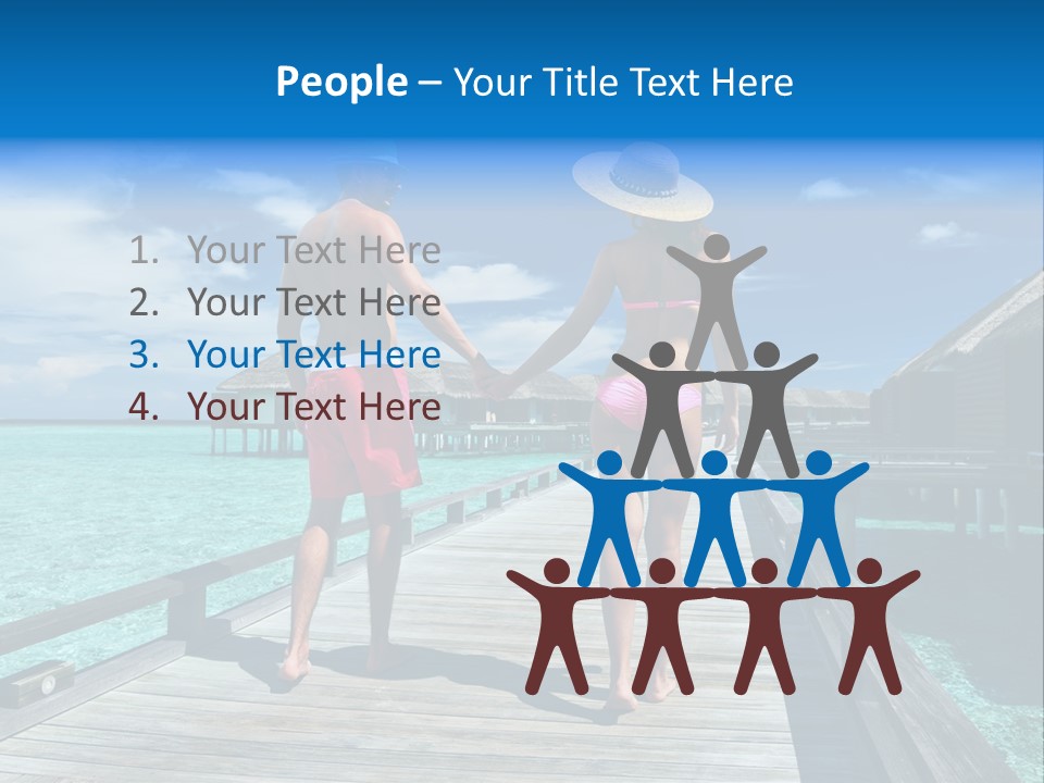 Luxury Tropical Lifestyle PowerPoint Template