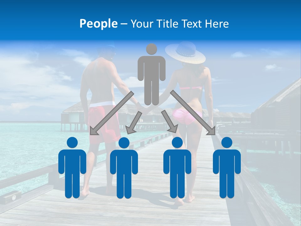 Luxury Tropical Lifestyle PowerPoint Template