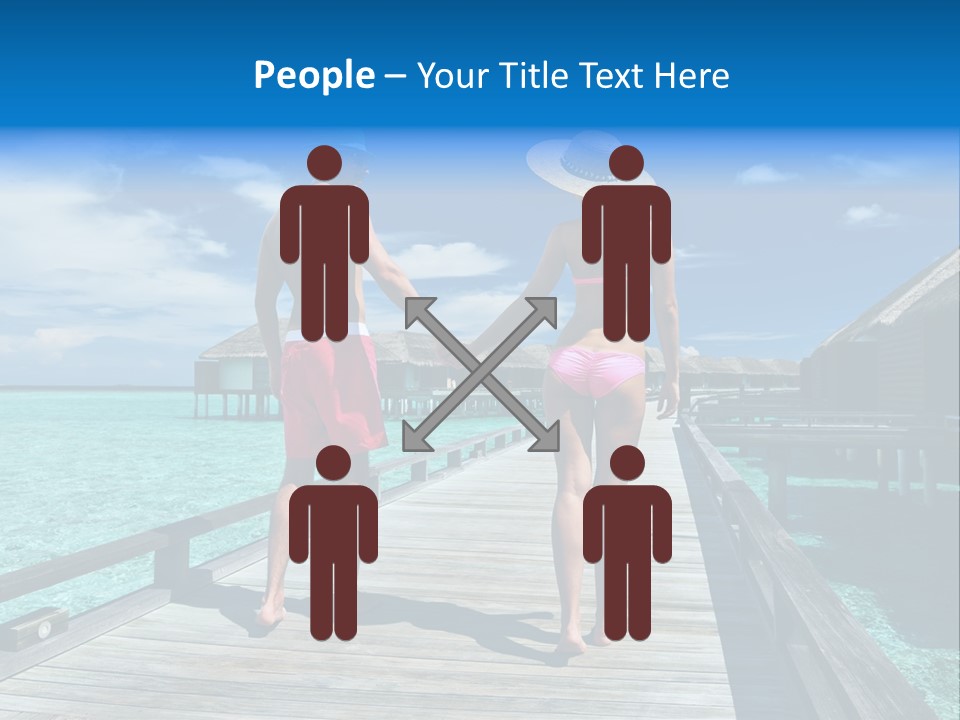 Luxury Tropical Lifestyle PowerPoint Template