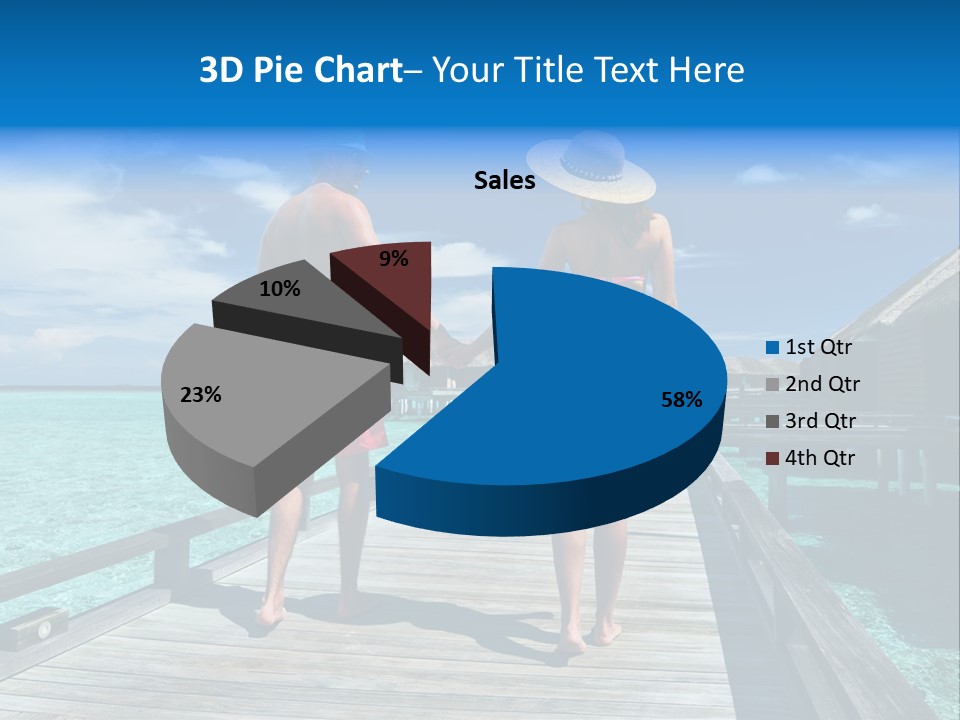 Luxury Tropical Lifestyle PowerPoint Template