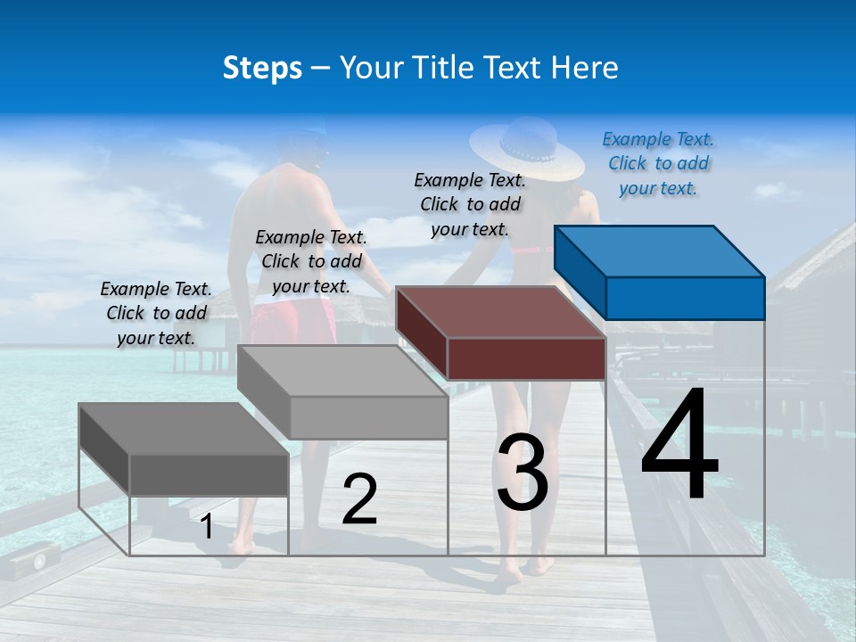 Luxury Tropical Lifestyle PowerPoint Template