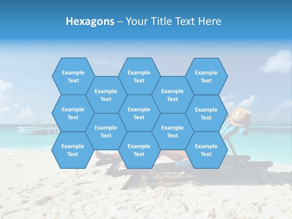 Tranquil Tourism Blue PowerPoint Template