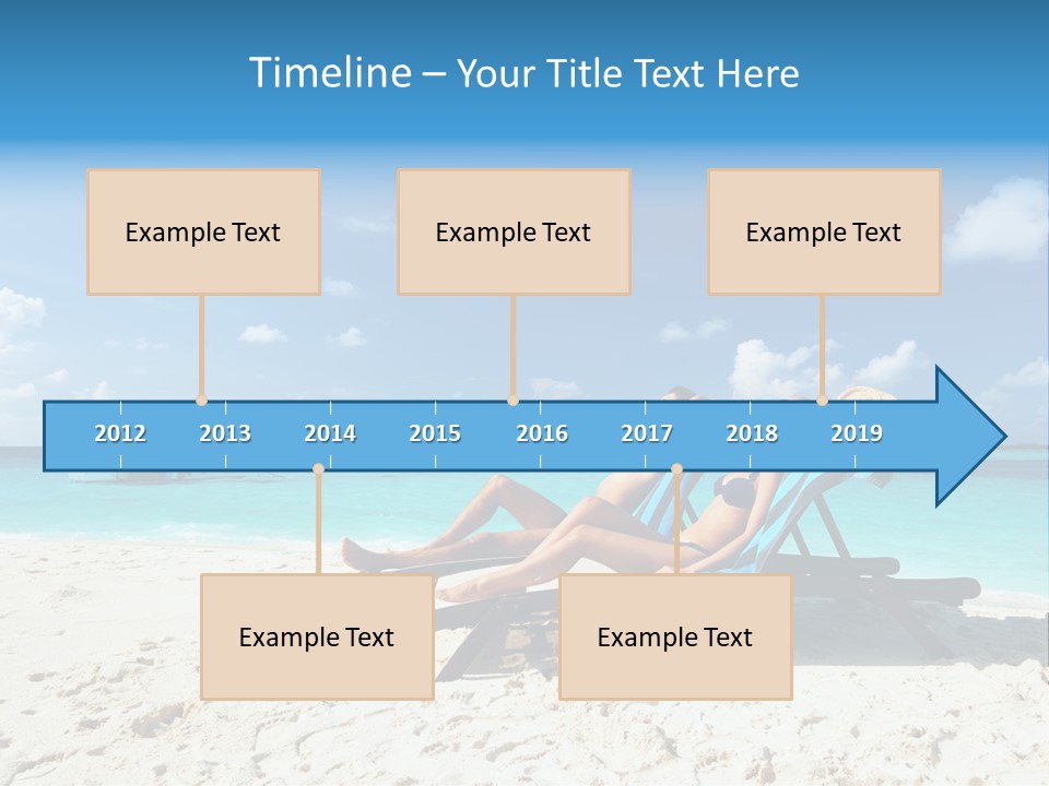 Tranquil Tourism Blue PowerPoint Template