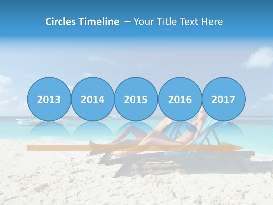 Tranquil Tourism Blue PowerPoint Template