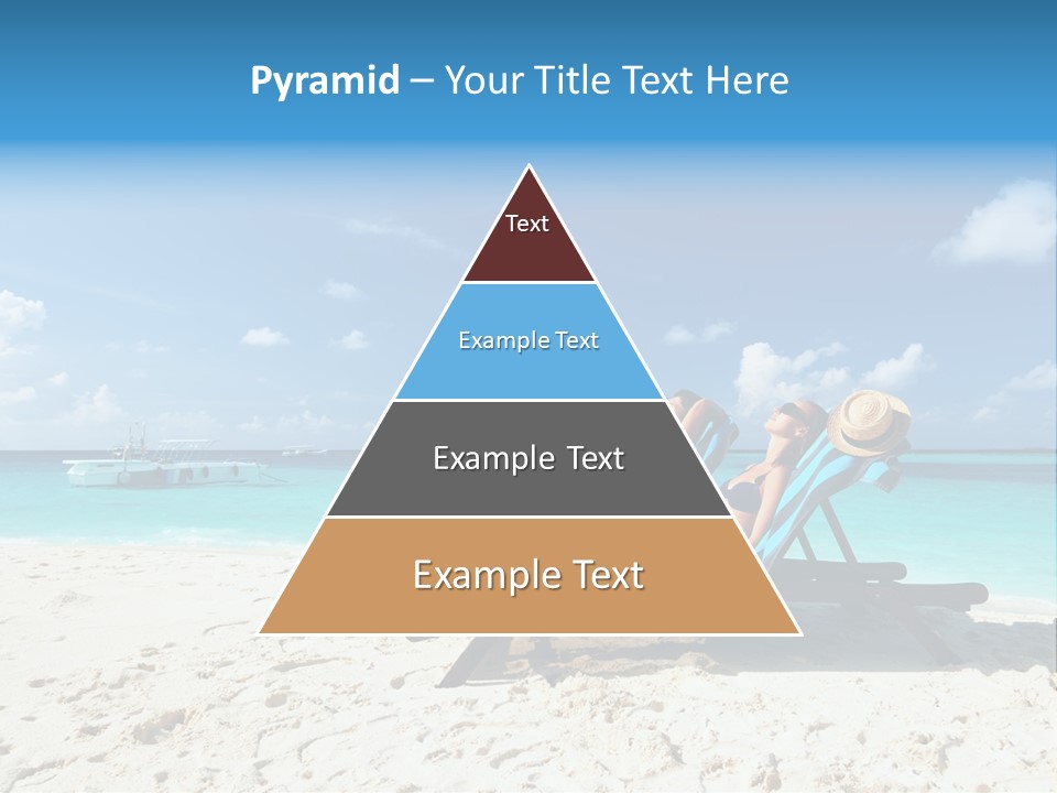 Tranquil Tourism Blue PowerPoint Template