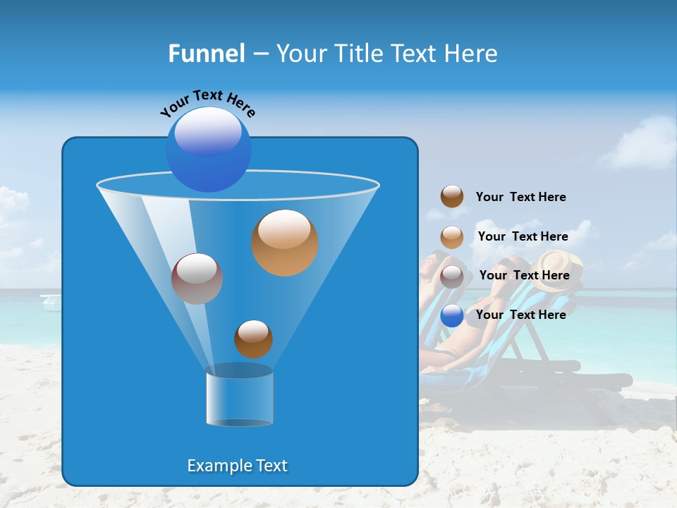 Tranquil Tourism Blue PowerPoint Template