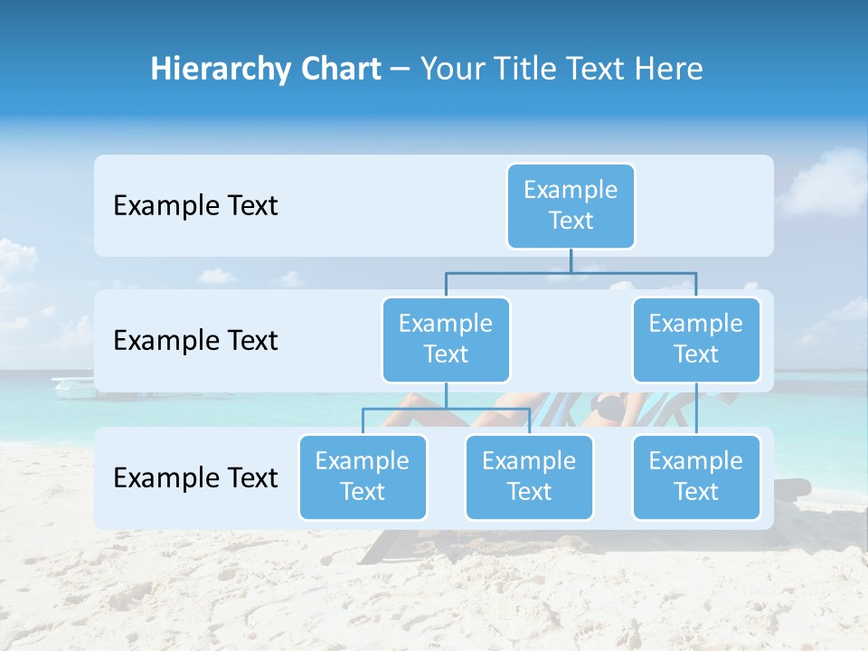 Tranquil Tourism Blue PowerPoint Template