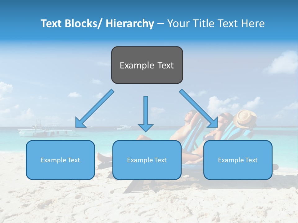 Tranquil Tourism Blue PowerPoint Template