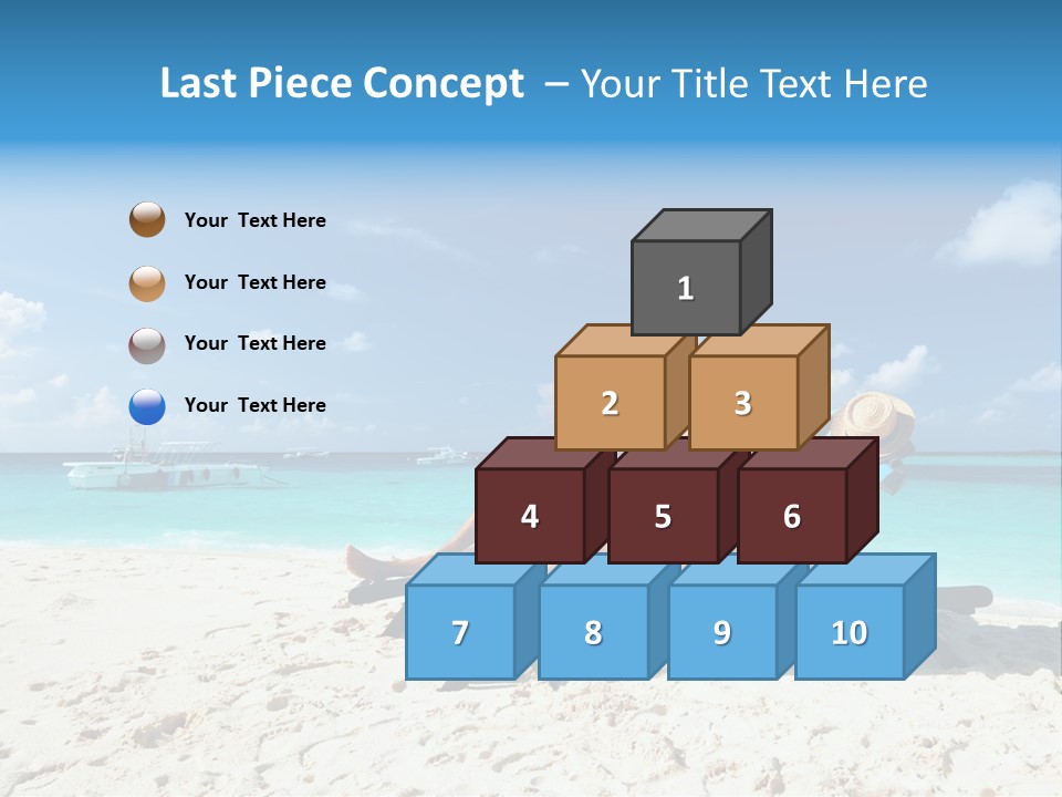 Tranquil Tourism Blue PowerPoint Template