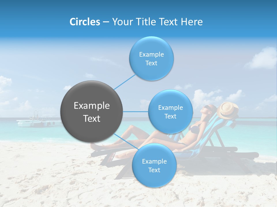 Tranquil Tourism Blue PowerPoint Template