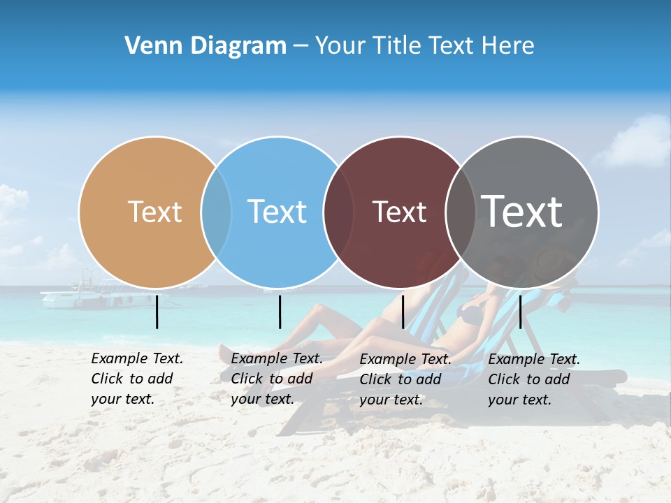 Tranquil Tourism Blue PowerPoint Template