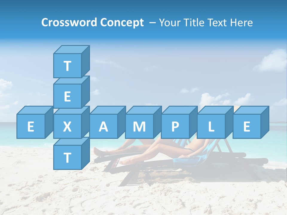 Tranquil Tourism Blue PowerPoint Template