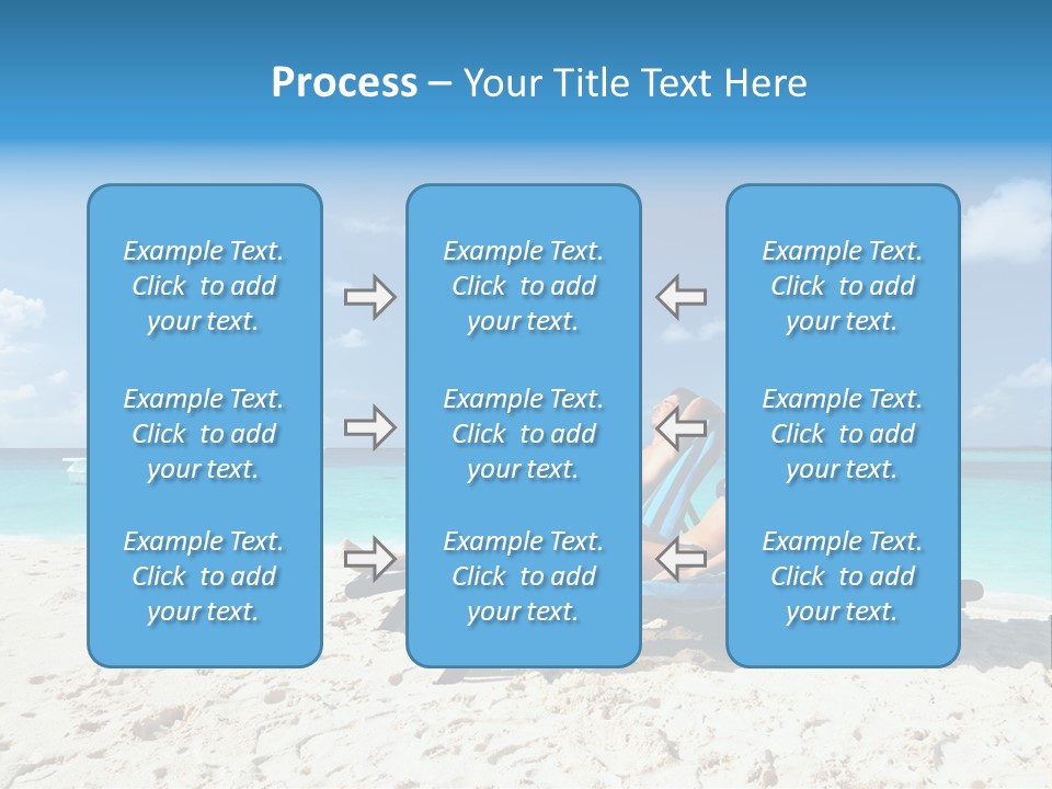 Tranquil Tourism Blue PowerPoint Template