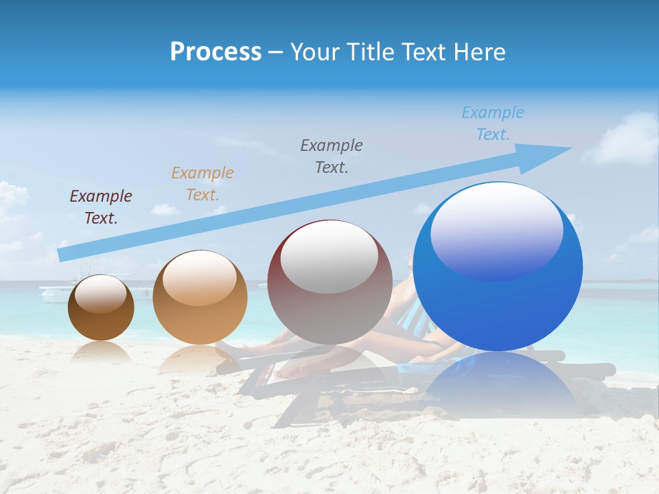 Tranquil Tourism Blue PowerPoint Template