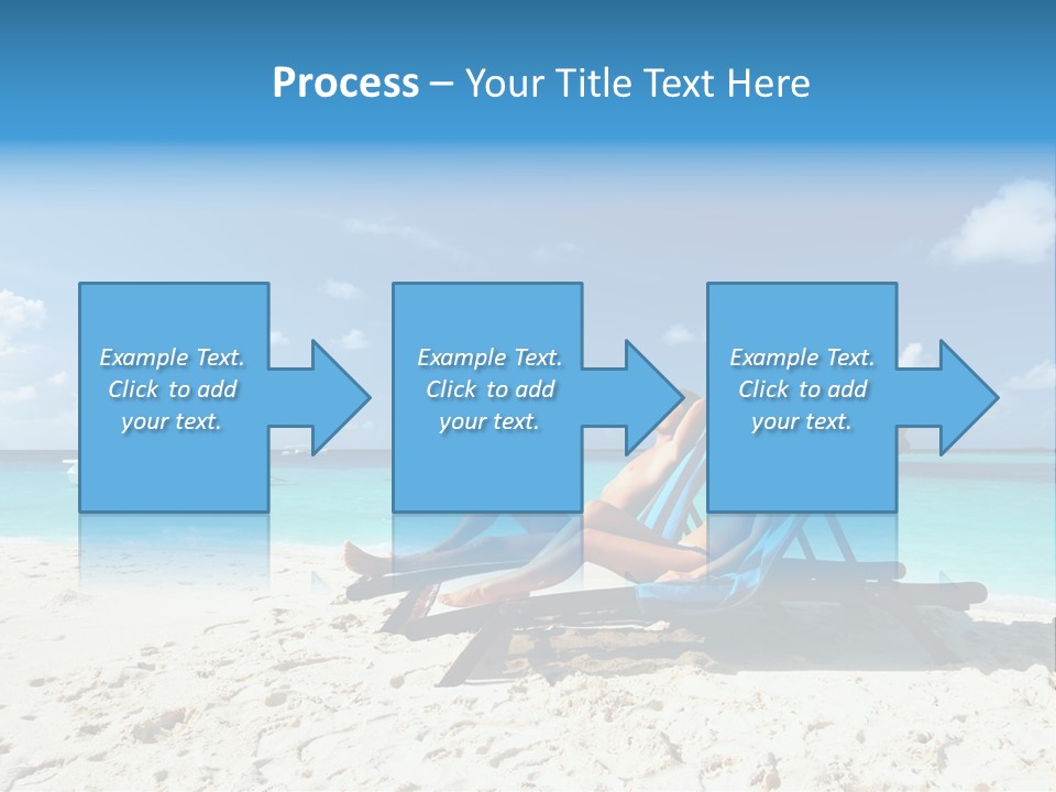 Tranquil Tourism Blue PowerPoint Template