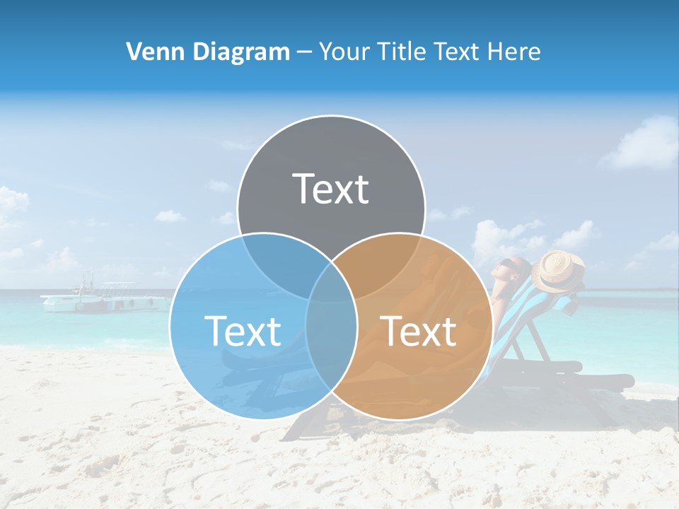 Tranquil Tourism Blue PowerPoint Template