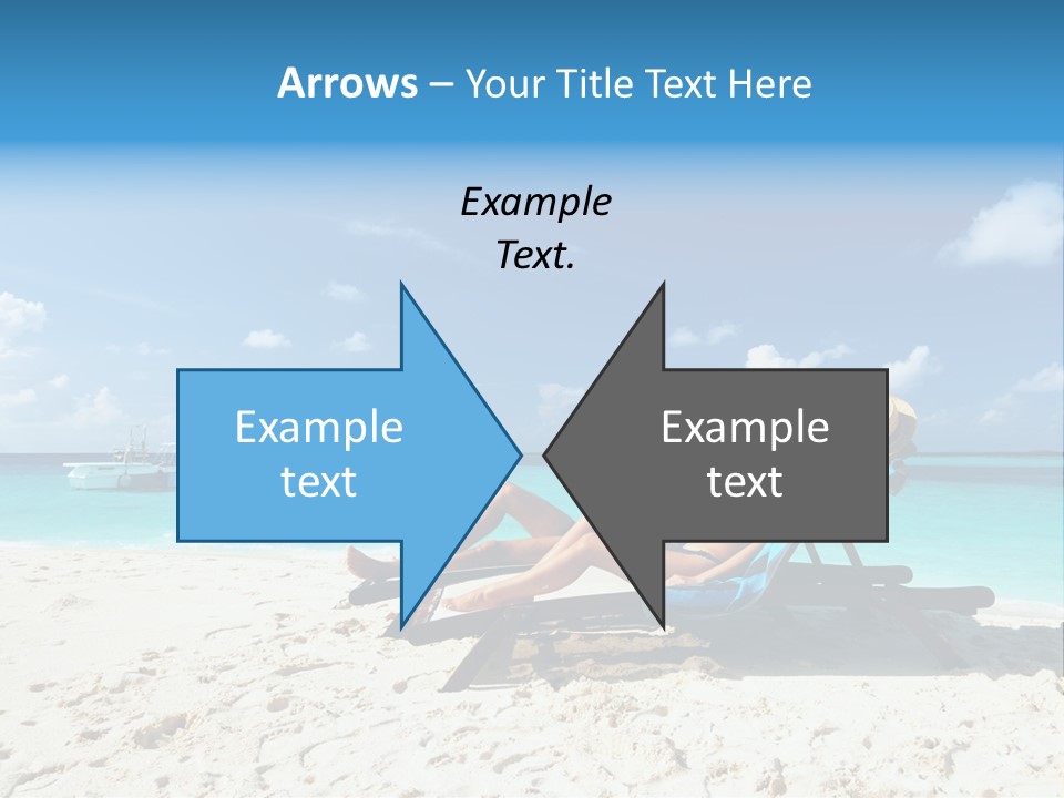 Tranquil Tourism Blue PowerPoint Template