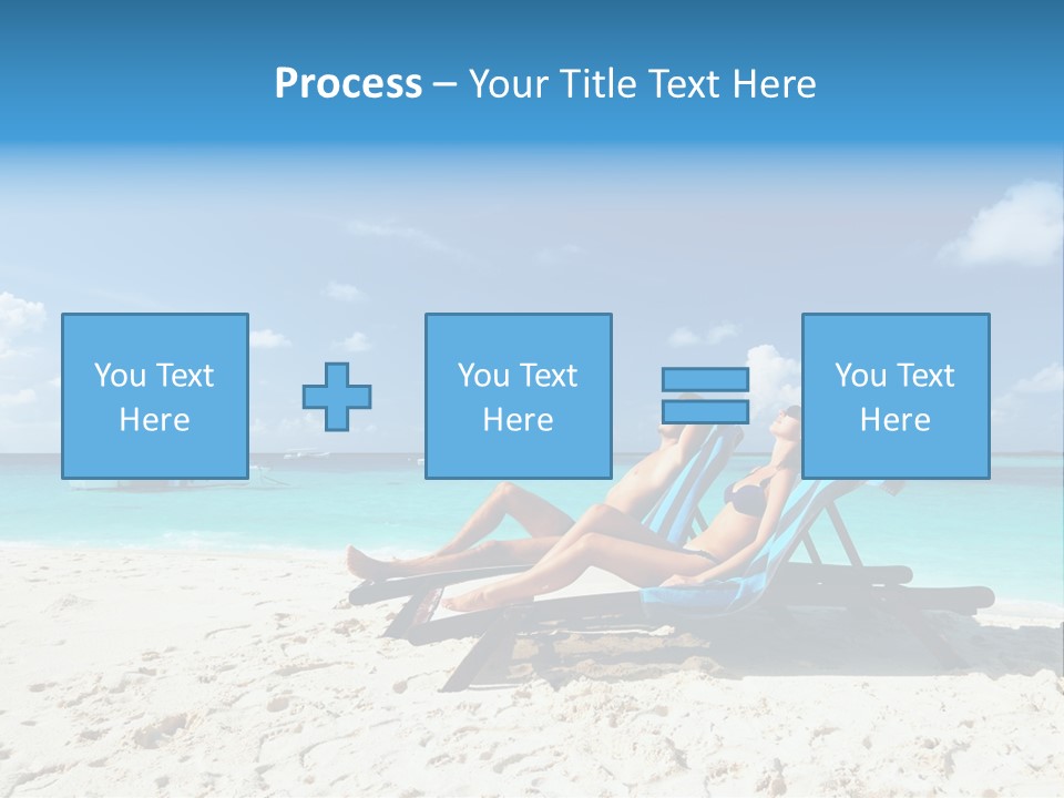 Tranquil Tourism Blue PowerPoint Template