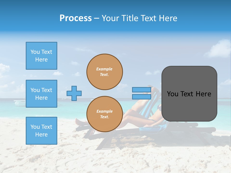 Tranquil Tourism Blue PowerPoint Template