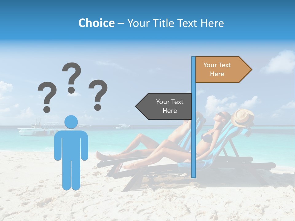 Tranquil Tourism Blue PowerPoint Template