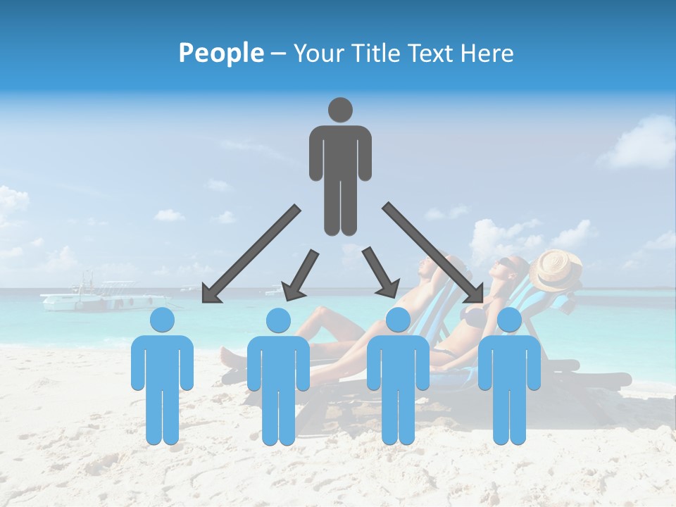 Tranquil Tourism Blue PowerPoint Template