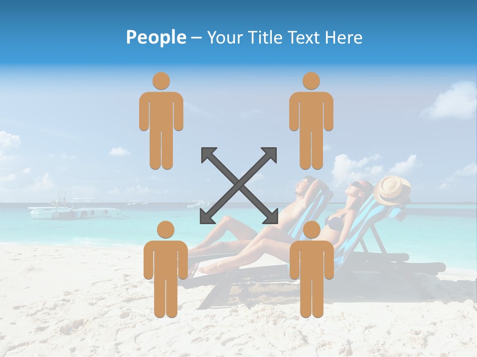 Tranquil Tourism Blue PowerPoint Template