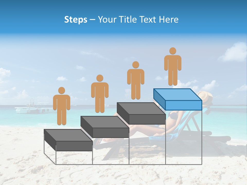 Tranquil Tourism Blue PowerPoint Template