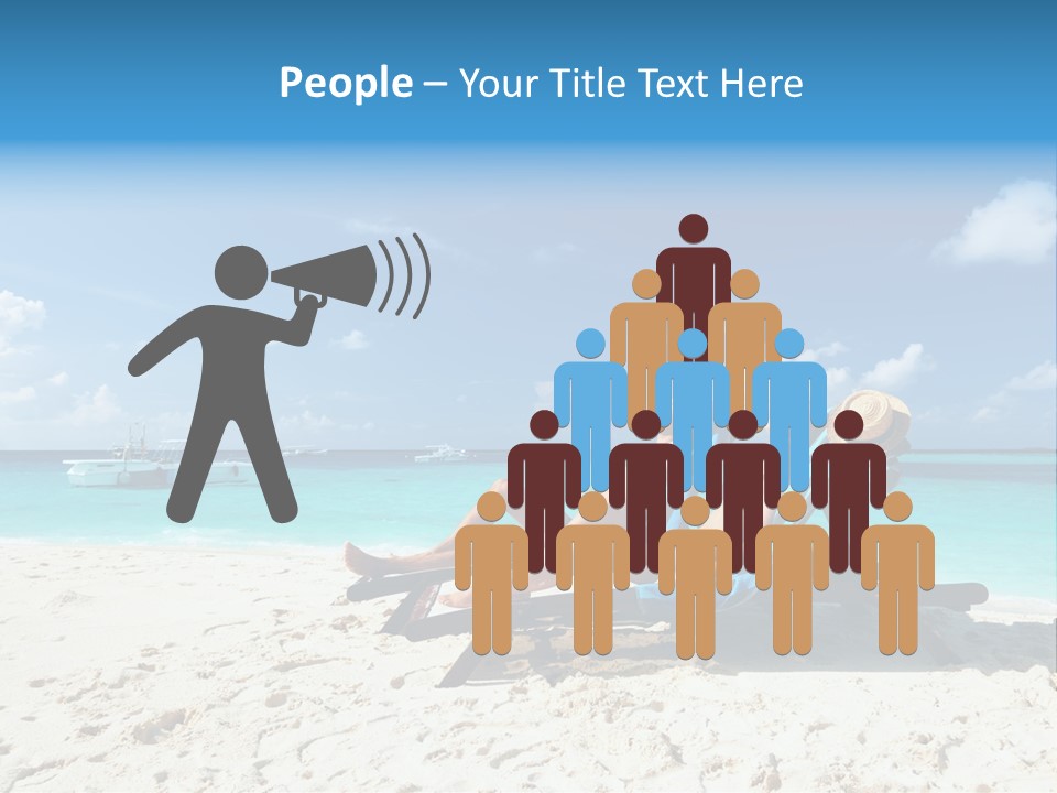 Tranquil Tourism Blue PowerPoint Template