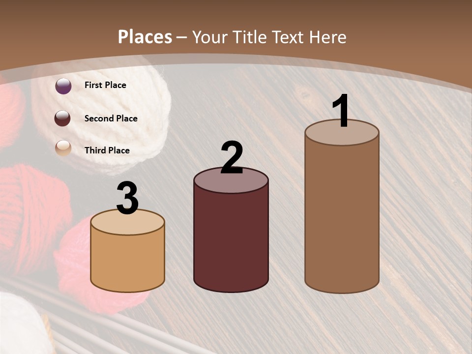 Space Needlework Textile PowerPoint Template