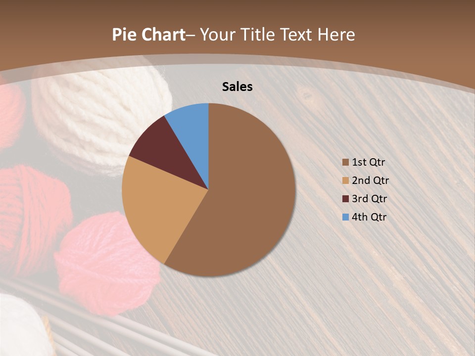 Space Needlework Textile PowerPoint Template