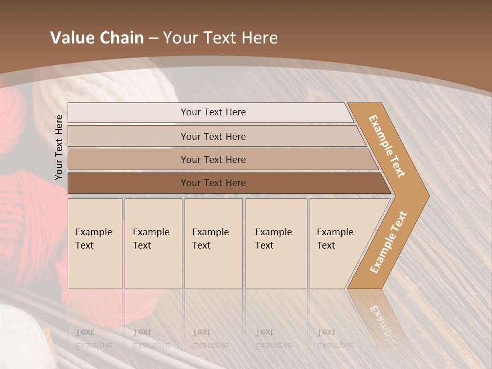 Space Needlework Textile PowerPoint Template