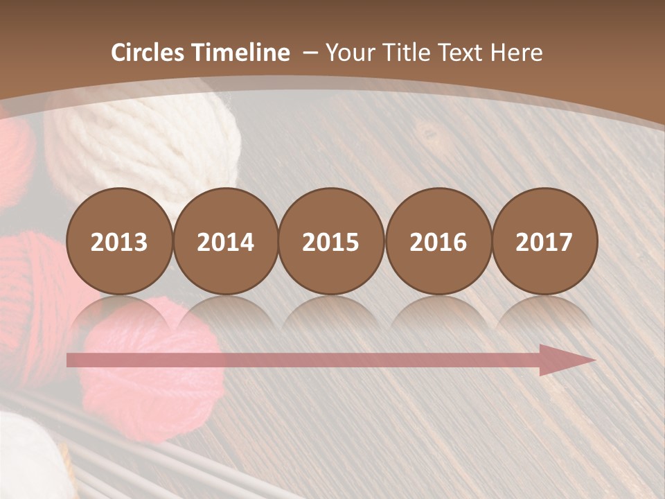 Space Needlework Textile PowerPoint Template