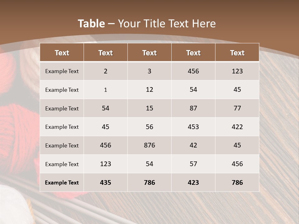 Space Needlework Textile PowerPoint Template
