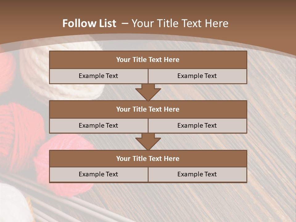 Space Needlework Textile PowerPoint Template