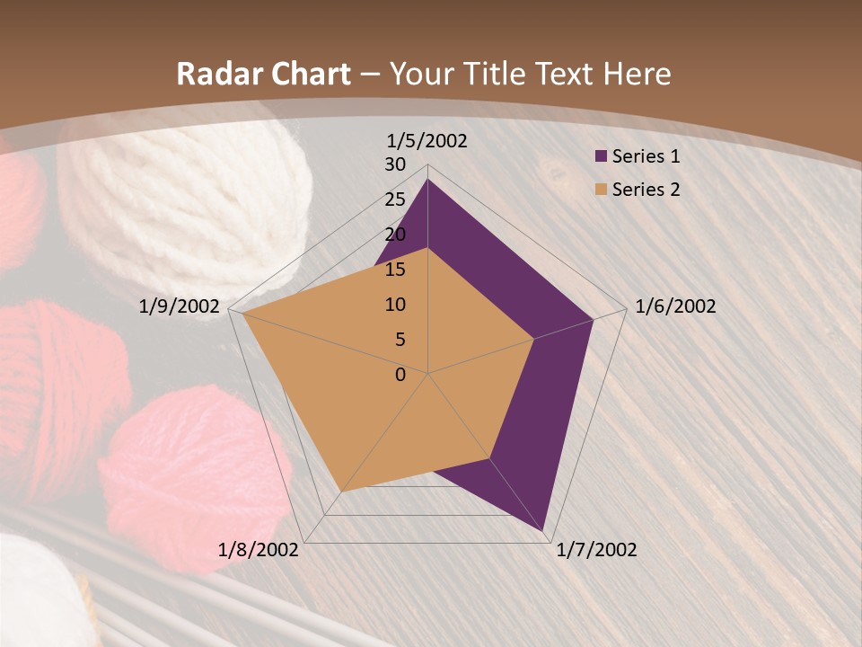 Space Needlework Textile PowerPoint Template